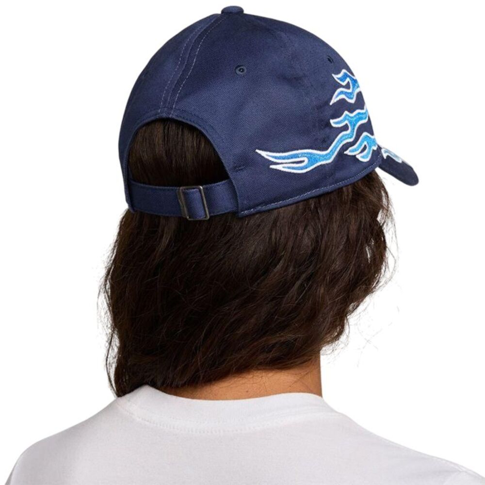 Nike Unisex Adult Club Flames Baseball Cap / Navy Blue - Picture 5 of 6